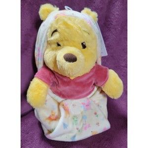 Disney Winnie The Pooh In Swaddle From Babies Small Plush